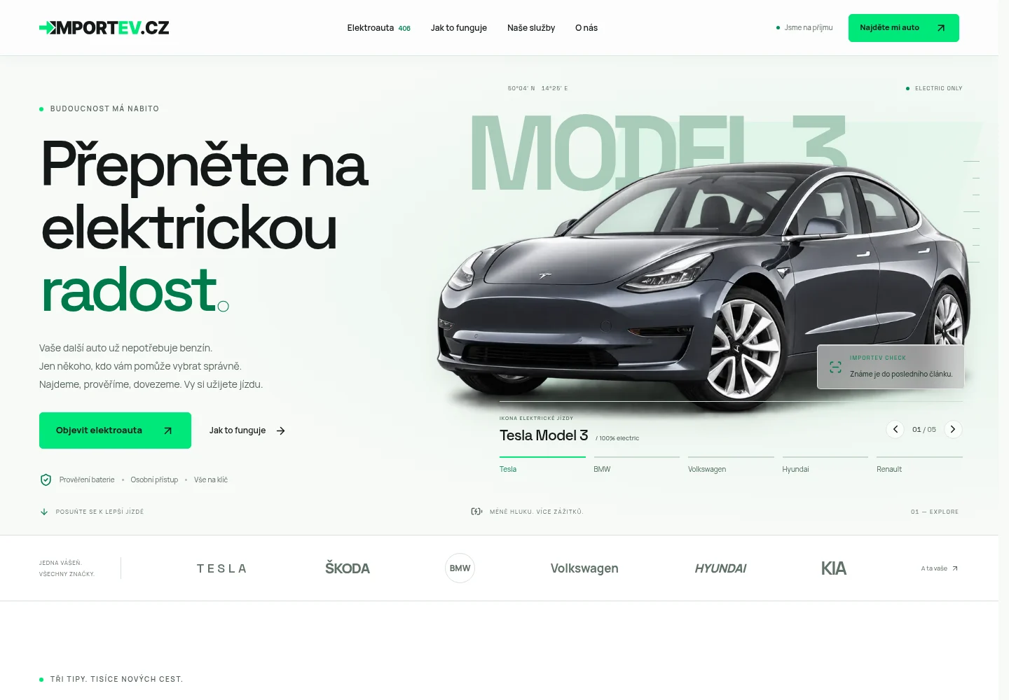 Prohlédnout projekt ImportEV